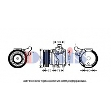 851037N AKS DASIS Компрессор, кондиционер