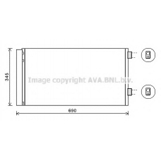 BW5414 AVA Конденсатор, кондиционер