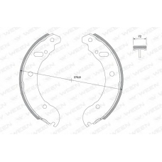 152-2004 WEEN Комплект тормозных колодок