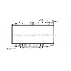 DN2203 Prasco Радиатор, охлаждение двигателя
