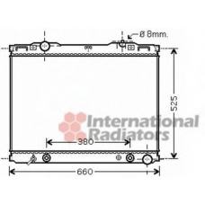 83002139 VAN WEZEL Радиатор, охлаждение двигателя