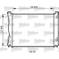 735026 VALEO Радиатор, охлаждение двигателя
