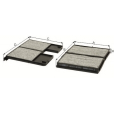 AG 411 2K CFC Goodwill Фильтр, воздух во внутренном пространстве