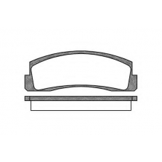 0103.00 QUINTON HAZELL Комплект тормозных колодок, дисковый тормоз