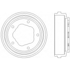 MBD015 DON Тормозной барабан