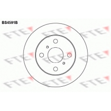 BS4591B FTE Тормозной диск