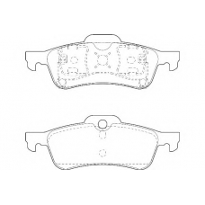 WBP23716B WAGNER LOCKHEED Комплект тормозных колодок, дисковый тормоз
