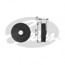 TVD1028 GATES Ременный шкив, коленчатый вал