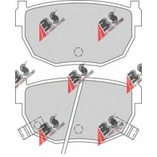36586/1 ABS Комплект тормозных колодок, дисковый тормоз
