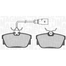 363916060258 MAGNETI MARELLI Комплект тормозных колодок, дисковый тормоз