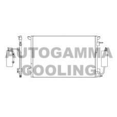 105344 AUTOGAMMA Конденсатор, кондиционер
