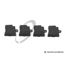 02.35.120 TRUCKTEC AUTOMOTIVE Комплект тормозных колодок, дисковый тормоз