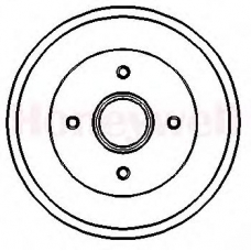 329245B BENDIX Тормозной барабан