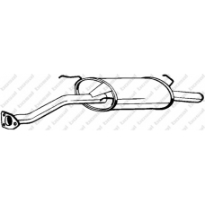 278-569 BOSAL Глушитель выхлопных газов конечный