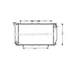SU2010 Prasco Радиатор, охлаждение двигателя
