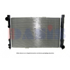 121890N AKS DASIS Радиатор, охлаждение двигателя