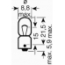 3893D OSRAM Лампа накаливания, фонарь указателя поворота; ламп