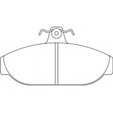 WBP20740A WAGNER LOCKHEED Комплект тормозных колодок, дисковый тормоз