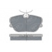 SP 124 SCT Комплект тормозных колодок, дисковый тормоз