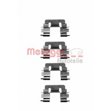 109-1229 METZGER Комплектующие, колодки дискового тормоза