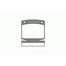 0095 00 KAWE Комплект тормозных колодок, дисковый тормоз