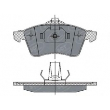 SP 286 SCT Комплект тормозных колодок, дисковый тормоз