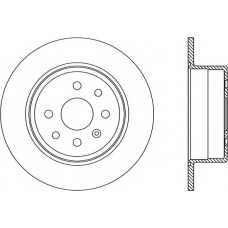 BDR1804.10 OPEN PARTS Тормозной диск