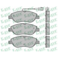 05P765 LPR Комплект тормозных колодок, дисковый тормоз