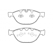 MDB2646 MINTEX Комплект тормозных колодок, дисковый тормоз