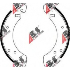 8743 ABS Комплект тормозных колодок