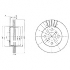 BG3519 DELPHI Тормозной диск