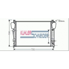 0300061 KUHLER SCHNEIDER Радиатор, охлаждение двигател