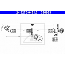 24.5270-0461.3 ATE Тормозной шланг