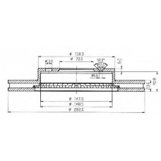 BSF4809 QUINTON HAZELL Тормозной диск