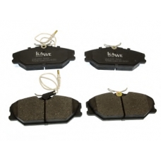 810007 KAWE Комплект тормозных колодок, дисковый тормоз