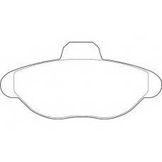 WBP21365A WAGNER LOCKHEED Комплект тормозных колодок, дисковый тормоз