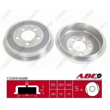 C6S004ABE ABE Тормозной барабан