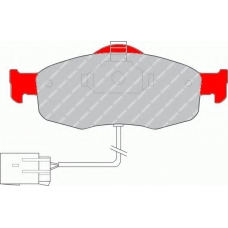 FDS766 FERODO Комплект тормозных колодок, дисковый тормоз