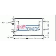 1319801 KUHLER SCHNEIDER Радиатор, охлаждение двигател