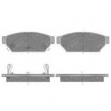SP 652 PR SCT Комплект тормозных колодок, дисковый тормоз