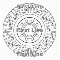 FBD1610 FIRST LINE Тормозной диск