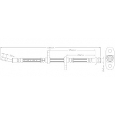 3514 REMKAFLEX Тормозной шланг