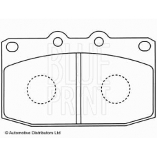 ADM54224 BLUE PRINT Комплект тормозных колодок, дисковый тормоз