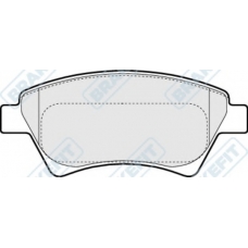 PD3072 APEC Комплект тормозных колодок, дисковый тормоз