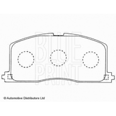 ADT34231 BLUE PRINT Комплект тормозных колодок, дисковый тормоз