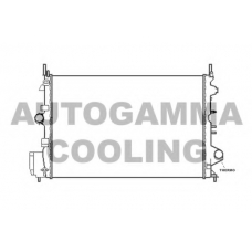 105434 AUTOGAMMA Радиатор, охлаждение двигателя