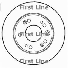 FBD1654 FIRST LINE Тормозной диск