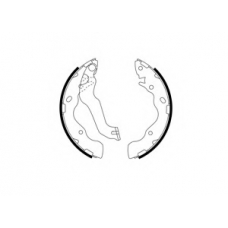 VBS691 MOTAQUIP Комплект тормозных колодок