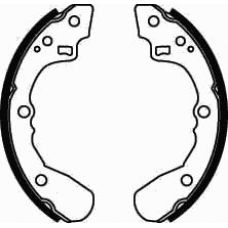 07440 KAWE Комплект тормозных колодок