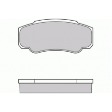 13046049802-SET-MS MASTER-SPORT Комплект тормозных колодок, дисковый тормоз